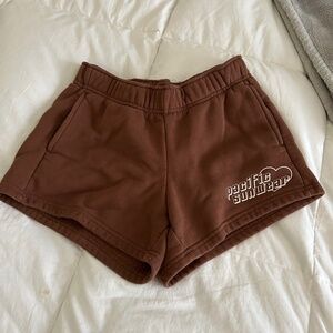 PacSun Brown Sweatshorts